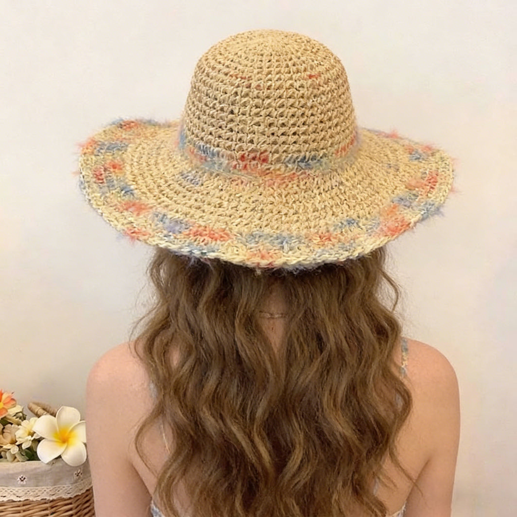 Summer Romantic Woven Sun Hat