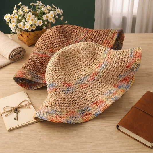 Summer Romantic Woven Sun Hat